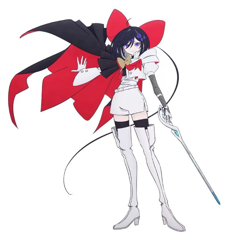 Anime Cosplay Long Black Hair - [스타일드 가발] 사파이어 코스프레 가발 애니메이션