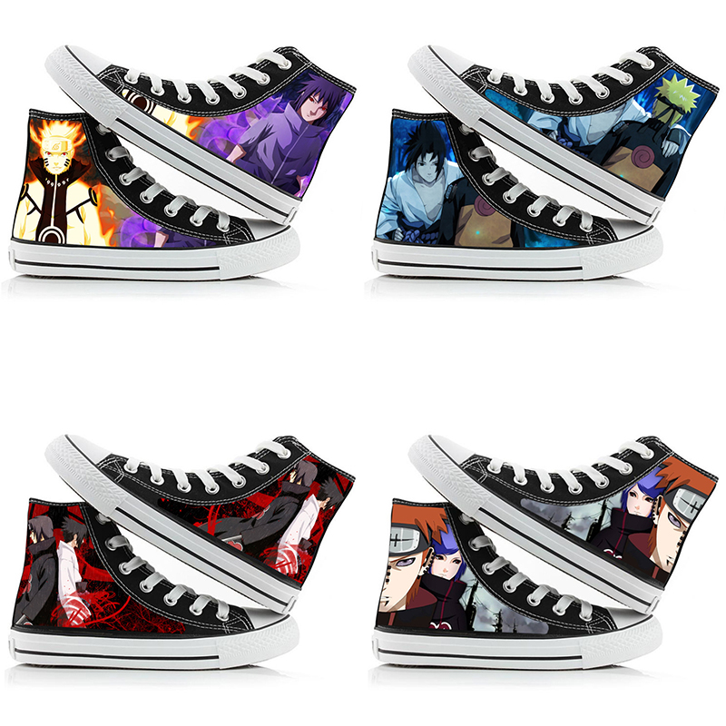 Anime Cosplay Ideas Girl - 나루토 우즈마키 하이탑 캔버스 신발 남성과