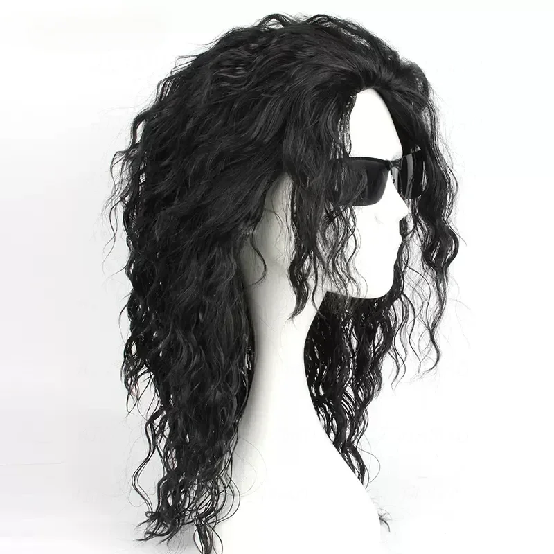 Anime Cosplay Long Black Hair - 애니메이션 마이클 잭슨 코스프레 마이클 코스프레