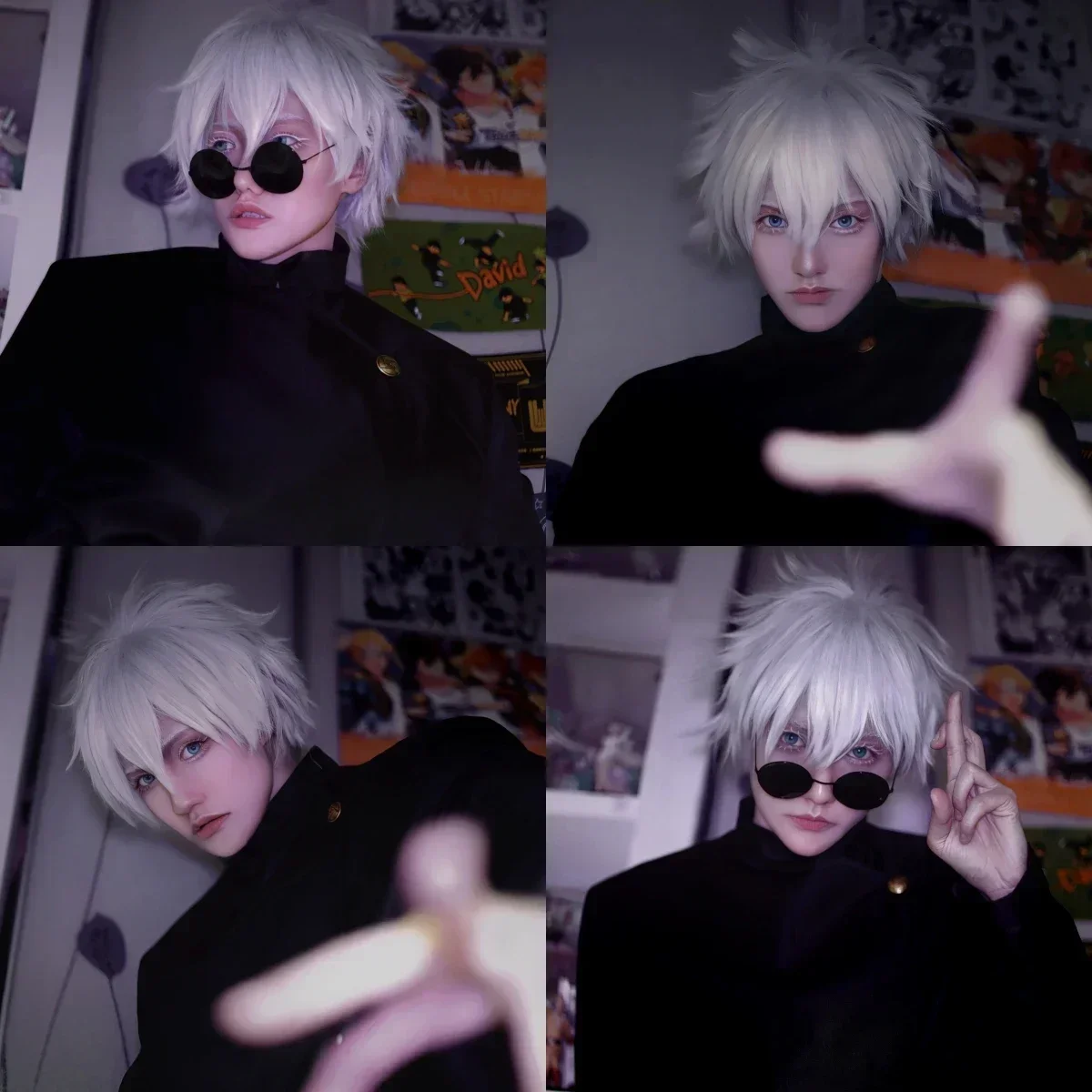 Anime Cosplay Gojo - 고죠 사토루 코스프레 의상 남성용, 애니메이션