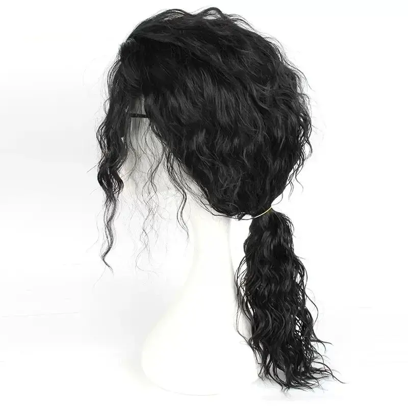 Anime Cosplay Long Black Hair - MJ 마이클 코스프레 블랙 가발 잭슨