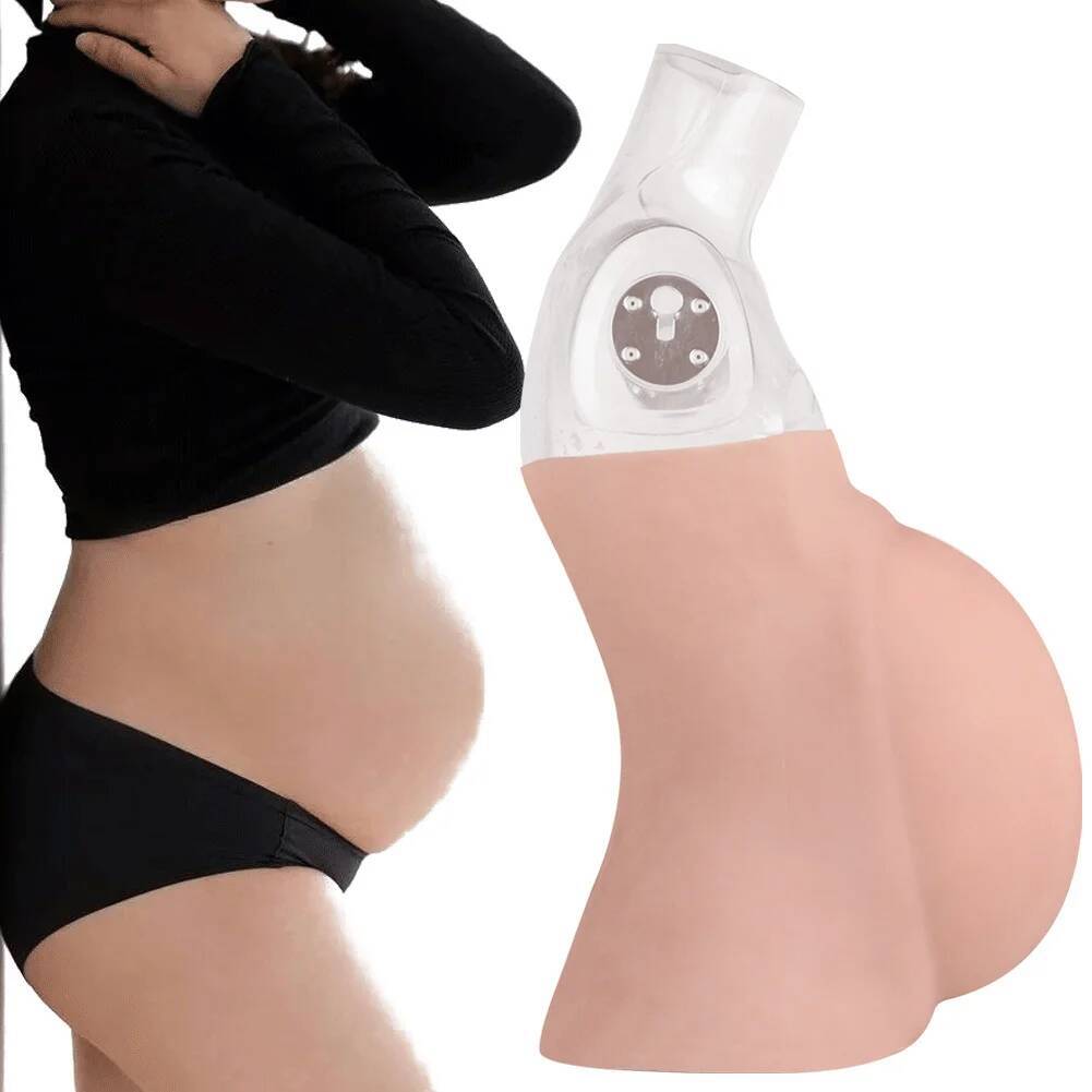 Anime Cosplay Pregnant - 가짜 임신 배 실리콘 배 코스프레