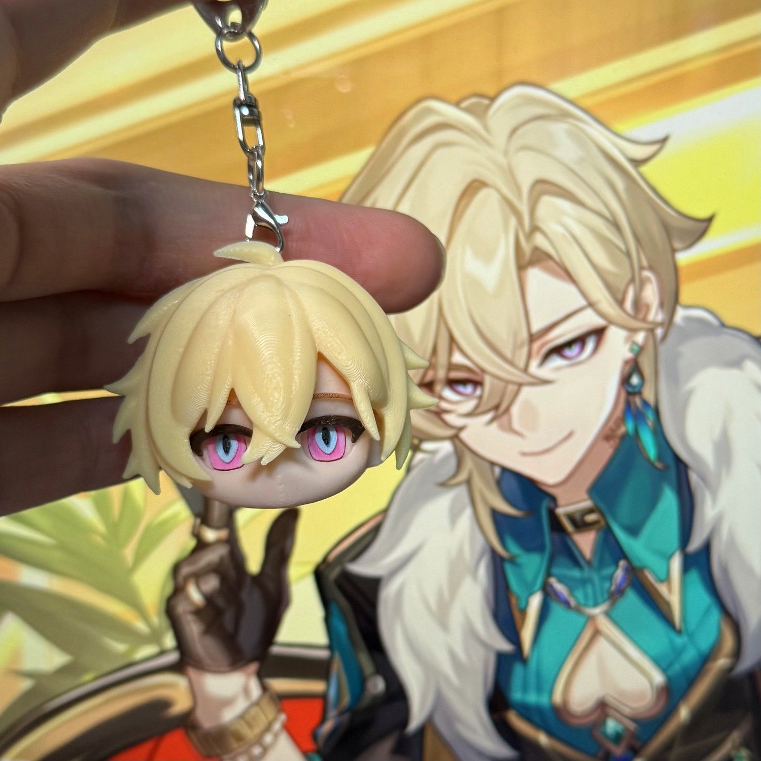 Anime Cosplay Characters - 아벤츄린 애니메이션 캐릭터 카와이 키체인 키링