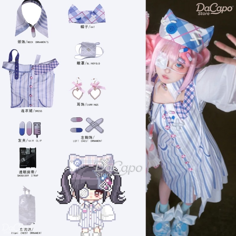 Anime Cosplay Ideas Girl - 게임 인피니티 니키 코스프레 의상 가발