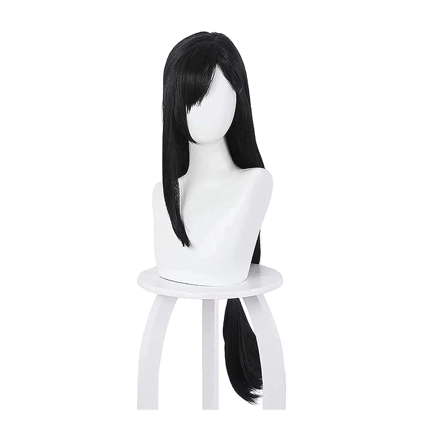 Anime Cosplay Long Black Hair - 티파 록하트 코스프레 가발 애니메이션 롱