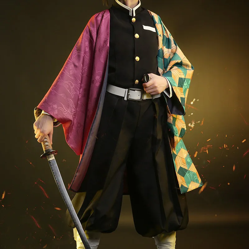 Anime Cosplay Shop - 애니메이션 악마 슬레이어 토미오카 기유 코스프레