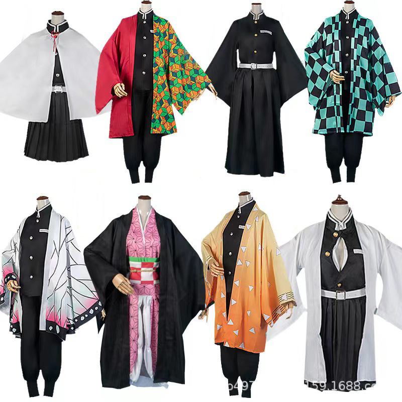 Anime Cosplay Shop - 귀멸의 칼날 코스튬 - 카마도 탄지로,