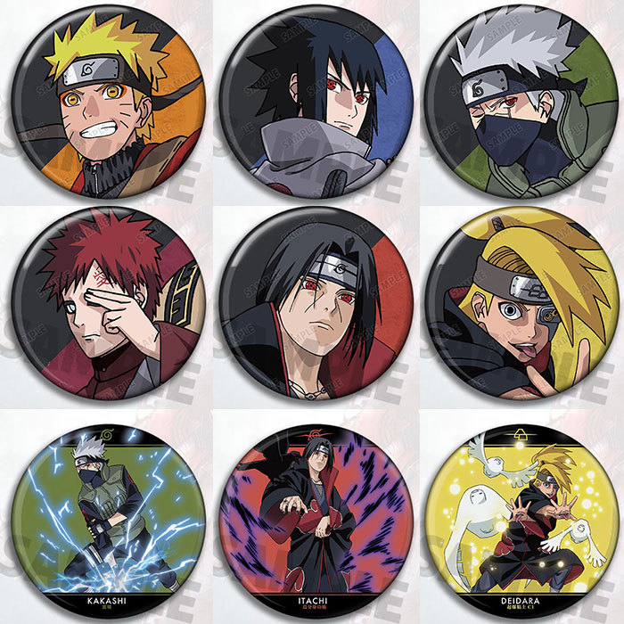 Anime Cosplay Naruto - 나루토 애니메이션 배지 핀 세트 카카시