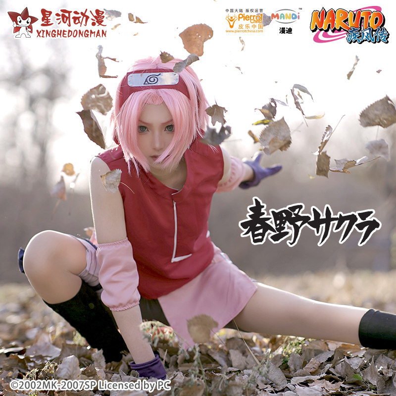Anime Cosplay Naruto - 나루토 슈퍼히든 여성 하루노 사쿠라 닌자복