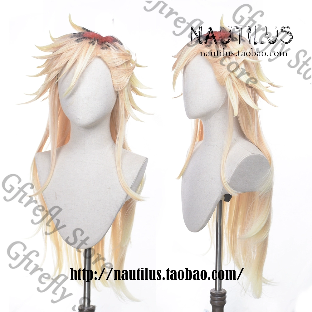 도우마 긴 금발 가발 코스프레 의상 소품 귀멸의 칼날  - Anime Cosplay Shop 리뷰 및 가격