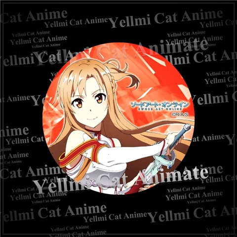 소드 아트 온라인 SAO 애니메이션 배지 브로치 펜던트 - Cosplay Anime Online 리뷰 및 가격