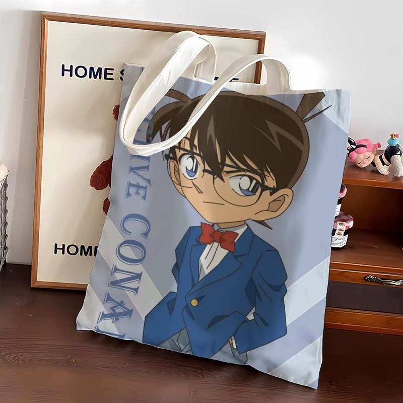 귀여운 코난 애니메이션 캔버스 가방 대용량 학생 학교  - Anime Cosplay Shop 리뷰 및 가격