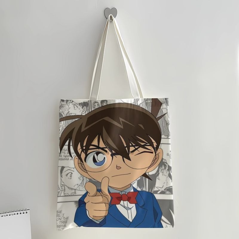 귀여운 코난 애니메이션 캔버스 가방 대용량 학생 학교  - Anime Cosplay Shop 리뷰 및 가격