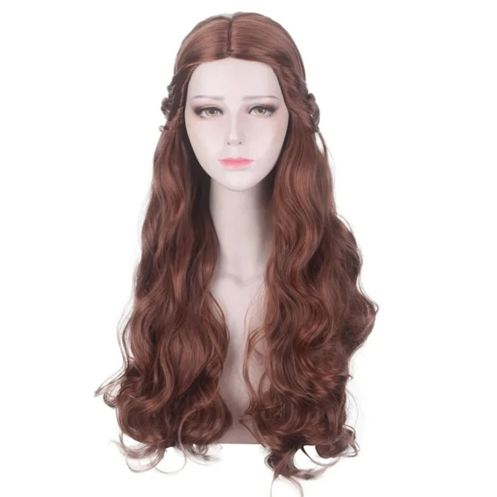 미녀와 야수 코스프레 가발 벨 공주 라이트 브라운 긴  - Anime Cosplay Makeup 리뷰 및 가격