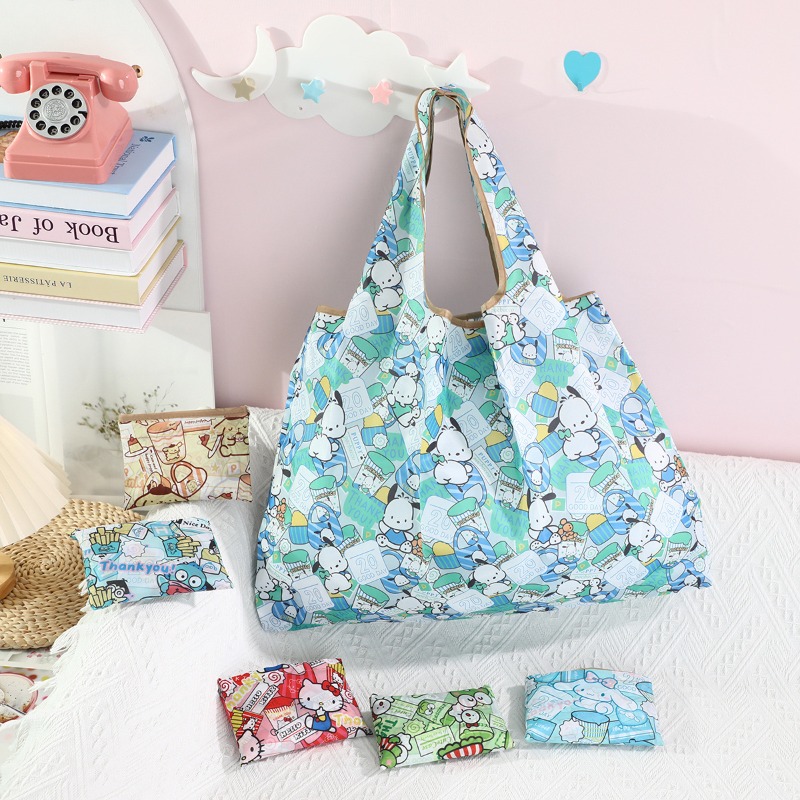 애니메이션 친환경 보관 랩 만화 휴대용 접이식 쇼핑 토 - Anime Cosplay Shop 리뷰 및 가격