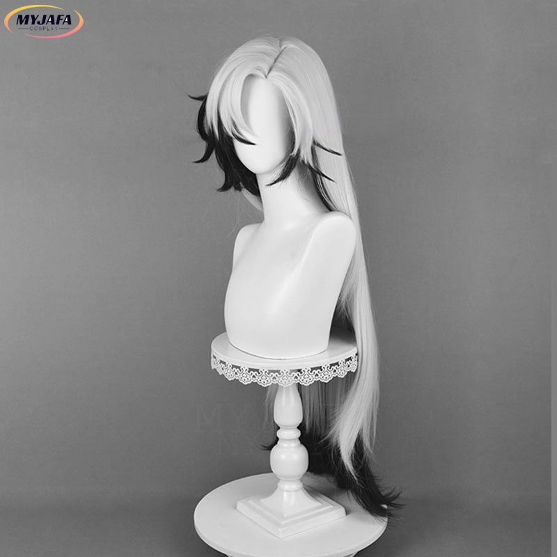 고품질 부힐 코스프레 가발 게임 HSR 부힐 실버 화이 - Anime Cosplay Long Black Hair 리뷰 및 가격