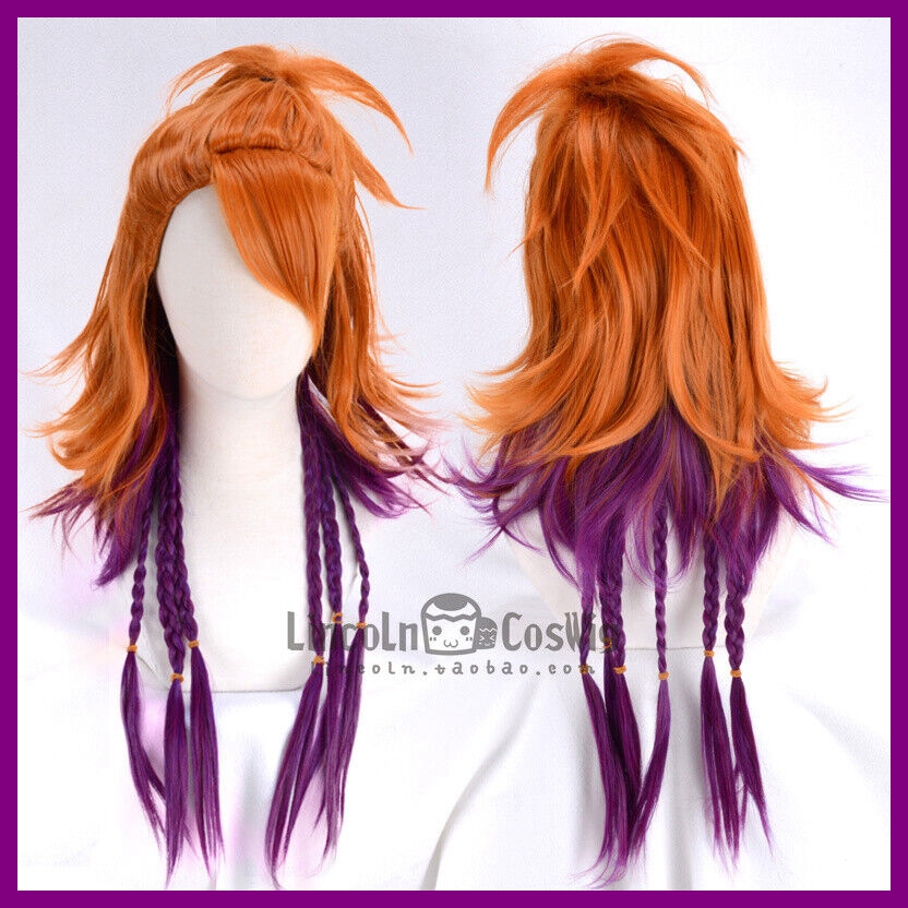 애니메이션 블랙 버틀러 조커 코스프레 풀 가발 긴 머리 - Anime Cosplay Long Black Hair 리뷰 및 가격