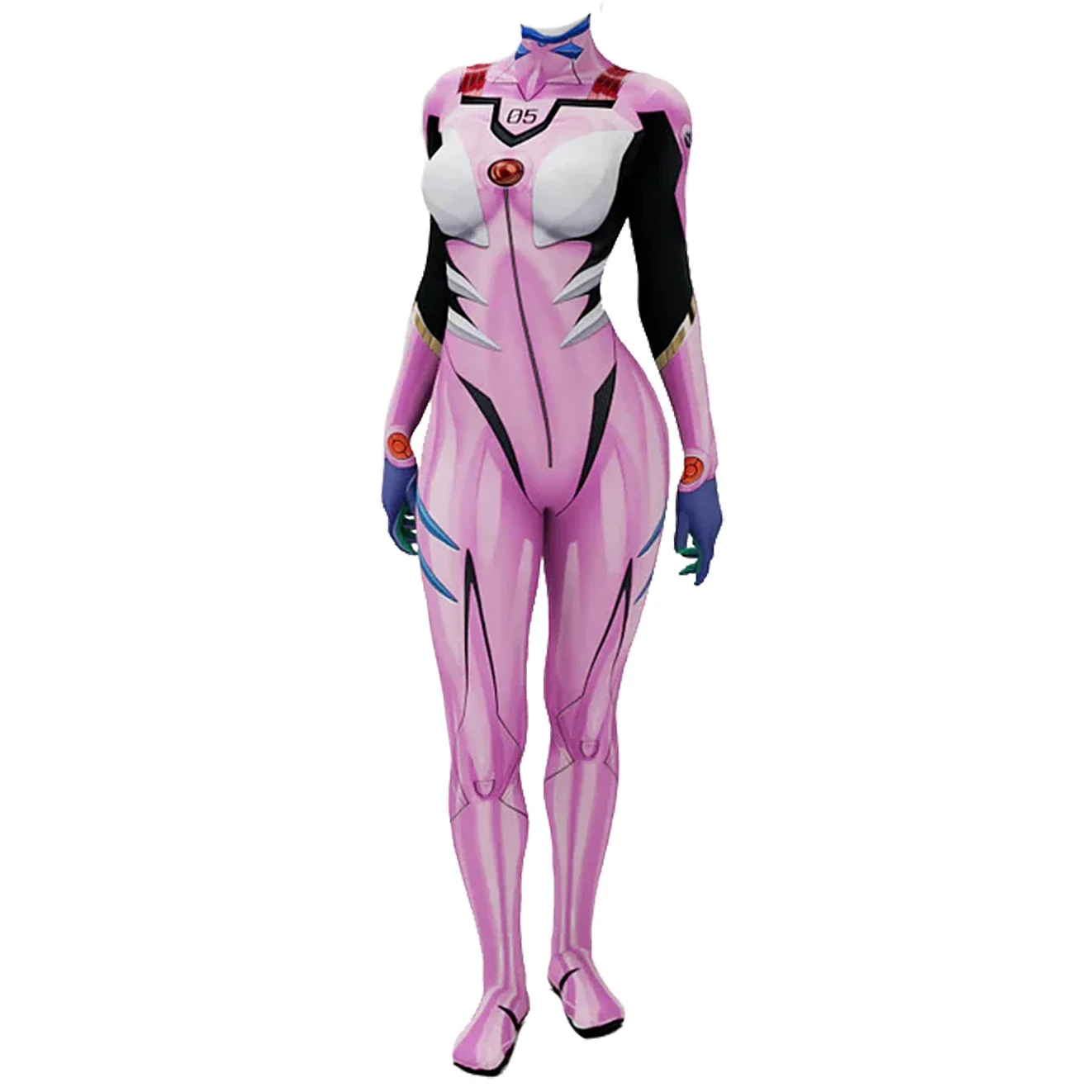 애니메이션 EVA 05 마키나미 코스프레 의상 슈퍼히어 - Anime Cosplay Jumpsuit 리뷰 및 가격