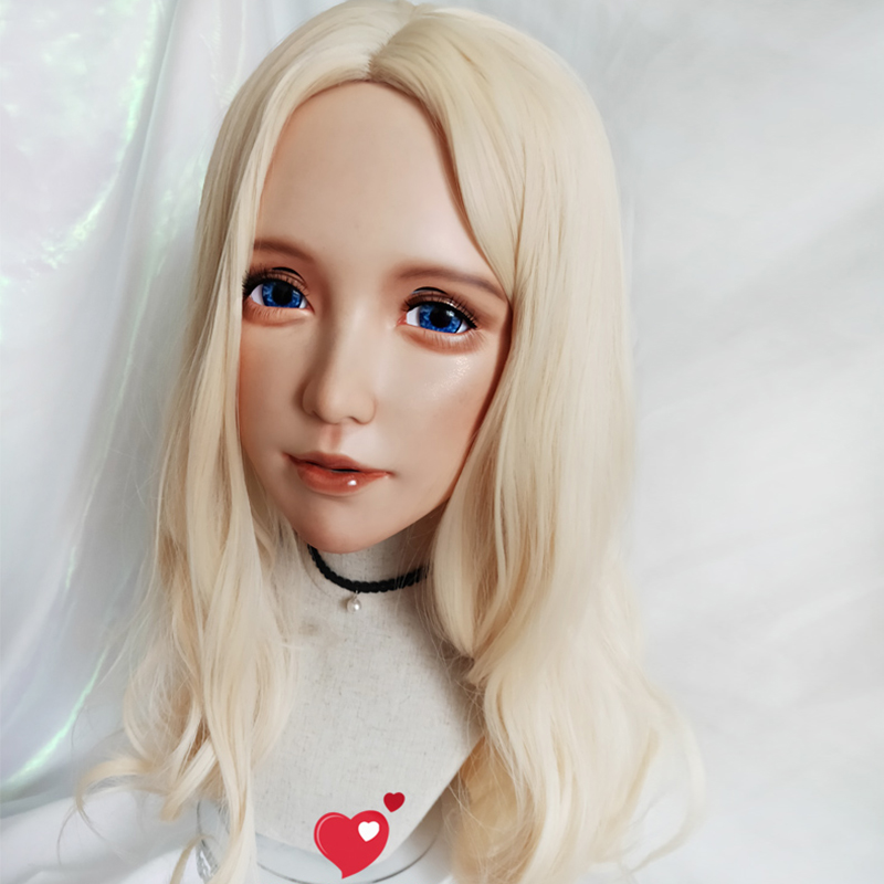 (Shu-02)여성 달콤한 소녀 레진 하프 헤드 키구루 - Anime Cosplay Eye Makeup 리뷰 및 가격