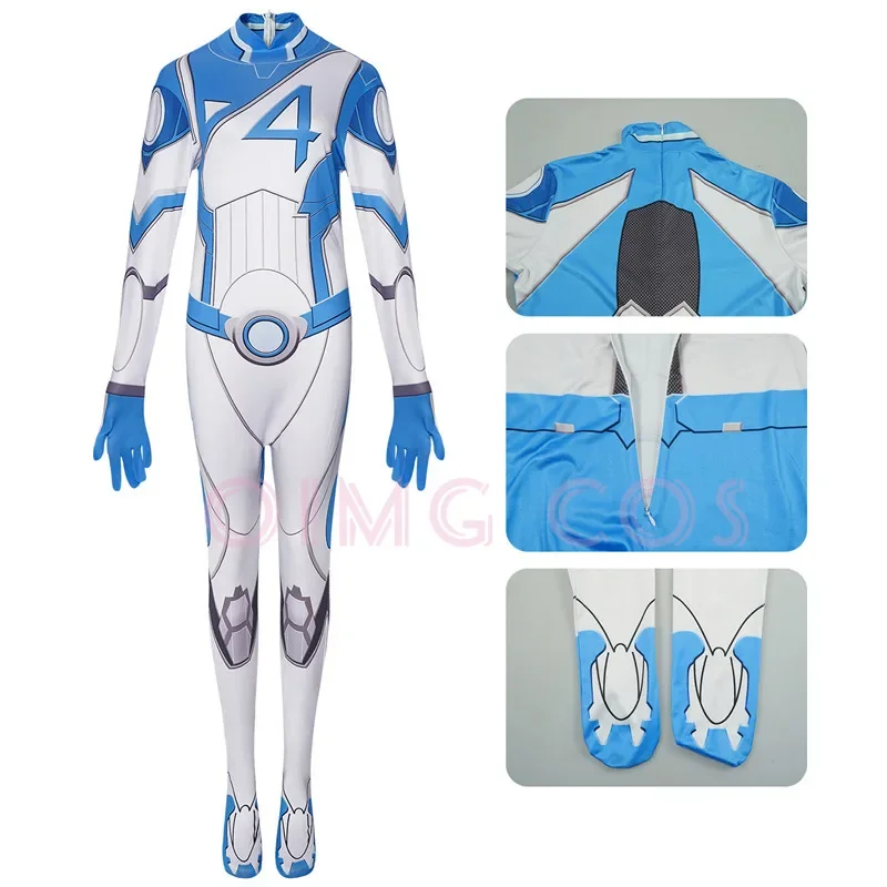 보이지 않는 여자 사이솔크 코스프레 의상 성인 카니발  - Anime Cosplay Jumpsuit 리뷰 및 가격