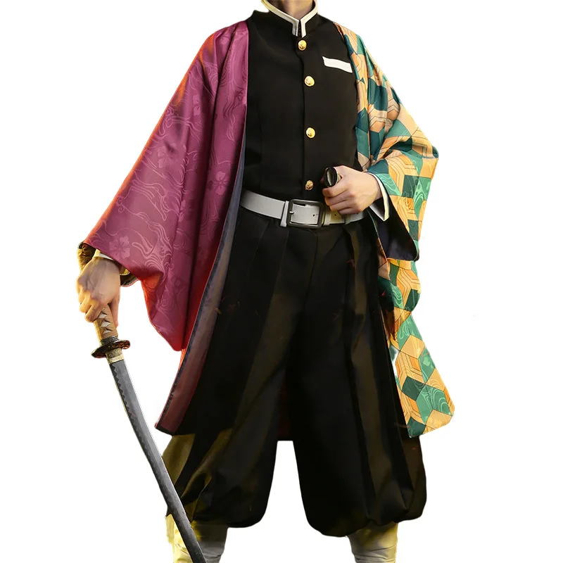애니메이션 악마 슬레이어 토미오카 기유 코스프레 의상, - Anime Cosplay Shop 리뷰 및 가격