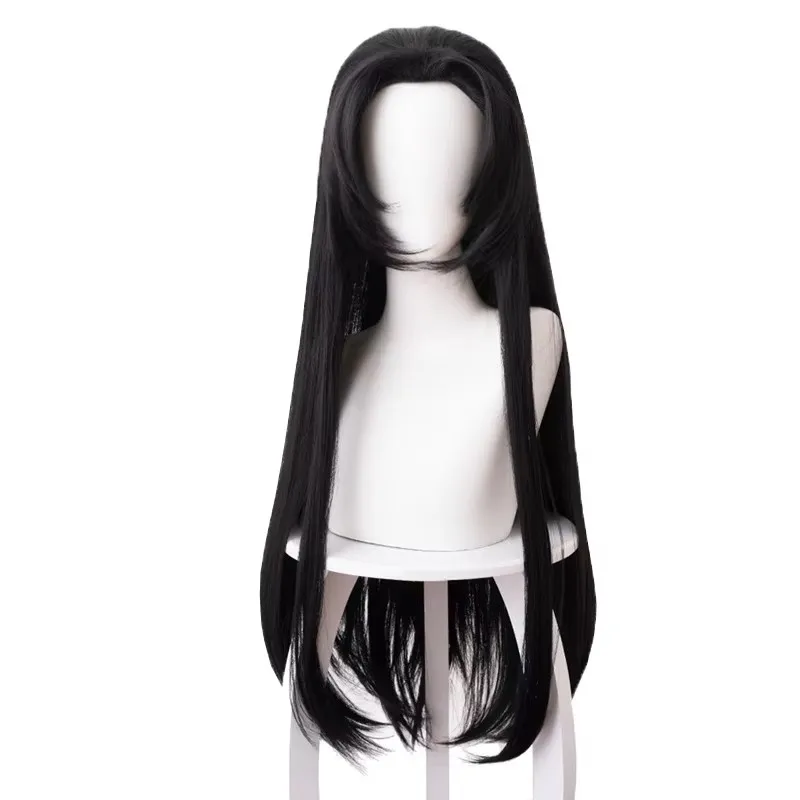 애니메이션 Kochou Kanae 가발 Kimetsu  - Anime Cosplay Long Black Hair 리뷰 및 가격