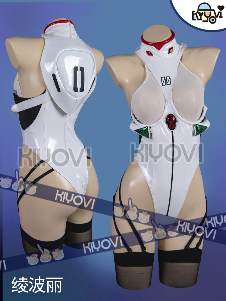 아야나미 레이 여성 PU 점프슈트 비키니 섹시 코스프레 - Anime Cosplay Jumpsuit 리뷰 및 가격