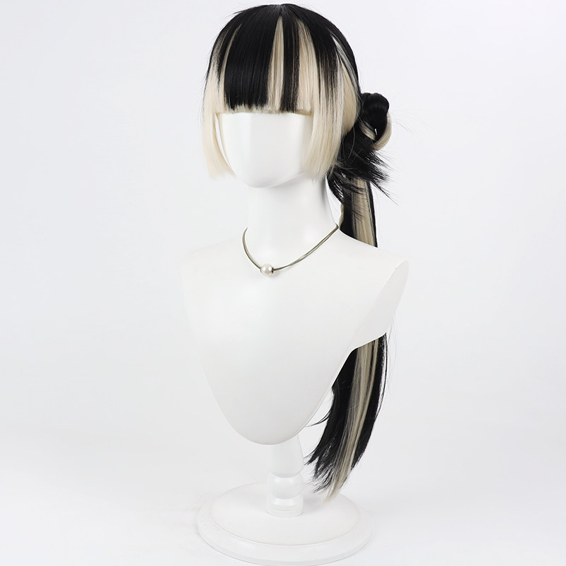 Juufuutei Raden 코스프레 가발 Vtuber - Anime Cosplay Long Black Hair 리뷰 및 가격