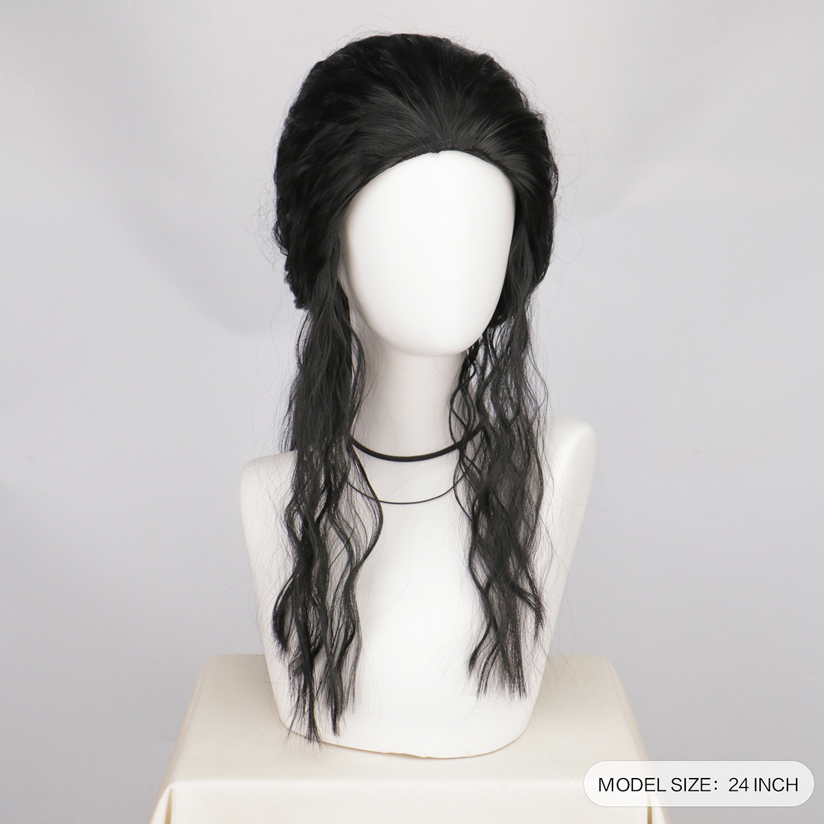 마이클 잭슨 코스프레 가발 또는 안경 MJ 롱 블랙 컬 - Anime Cosplay Long Black Hair 리뷰 및 가격