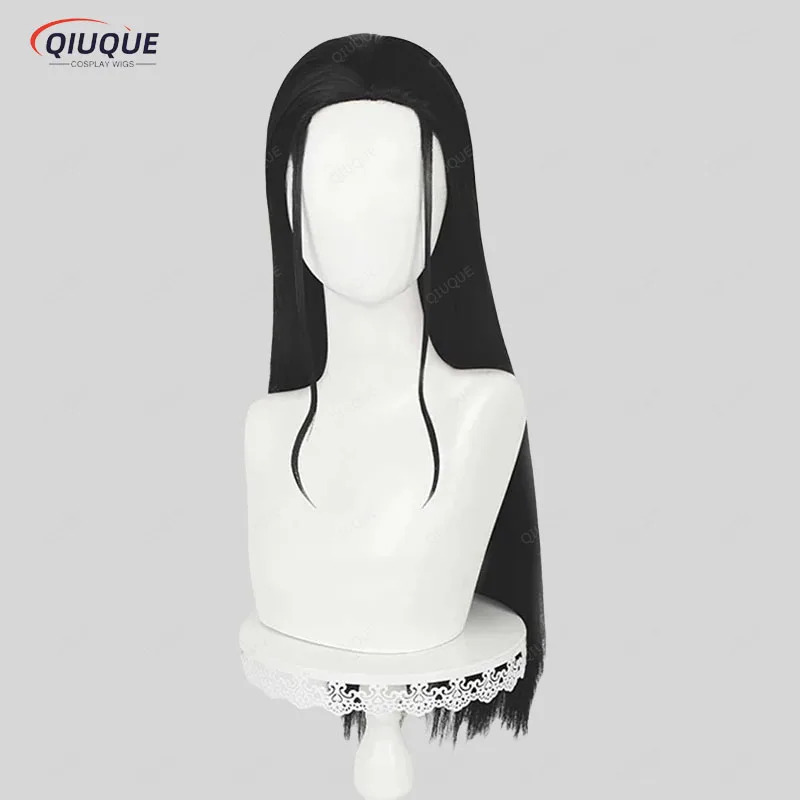 니코 로빈 코스프레 블랙 롱 가발 미스 올선데이 가발  - Anime Cosplay Long Black Hair 리뷰 및 가격