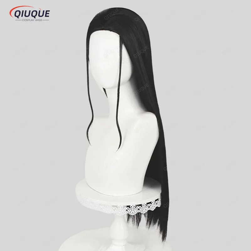 니코 로빈 코스프레 블랙 롱 가발 미스 올선데이 가발  - Anime Cosplay Long Black Hair 리뷰 및 가격